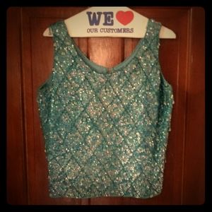 Vintage Sequin Tank